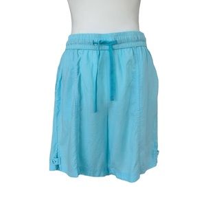 Coral Bay Linen Shorts Baby Blue